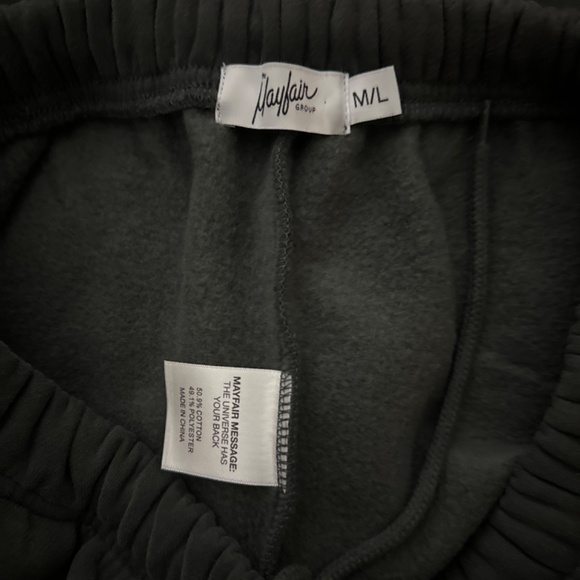 Made You Smile Black Sweatpants - Picture 6 of 7